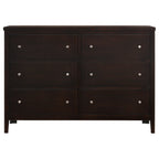 Wedgewood Cappuccino 6-Drawers Dresser