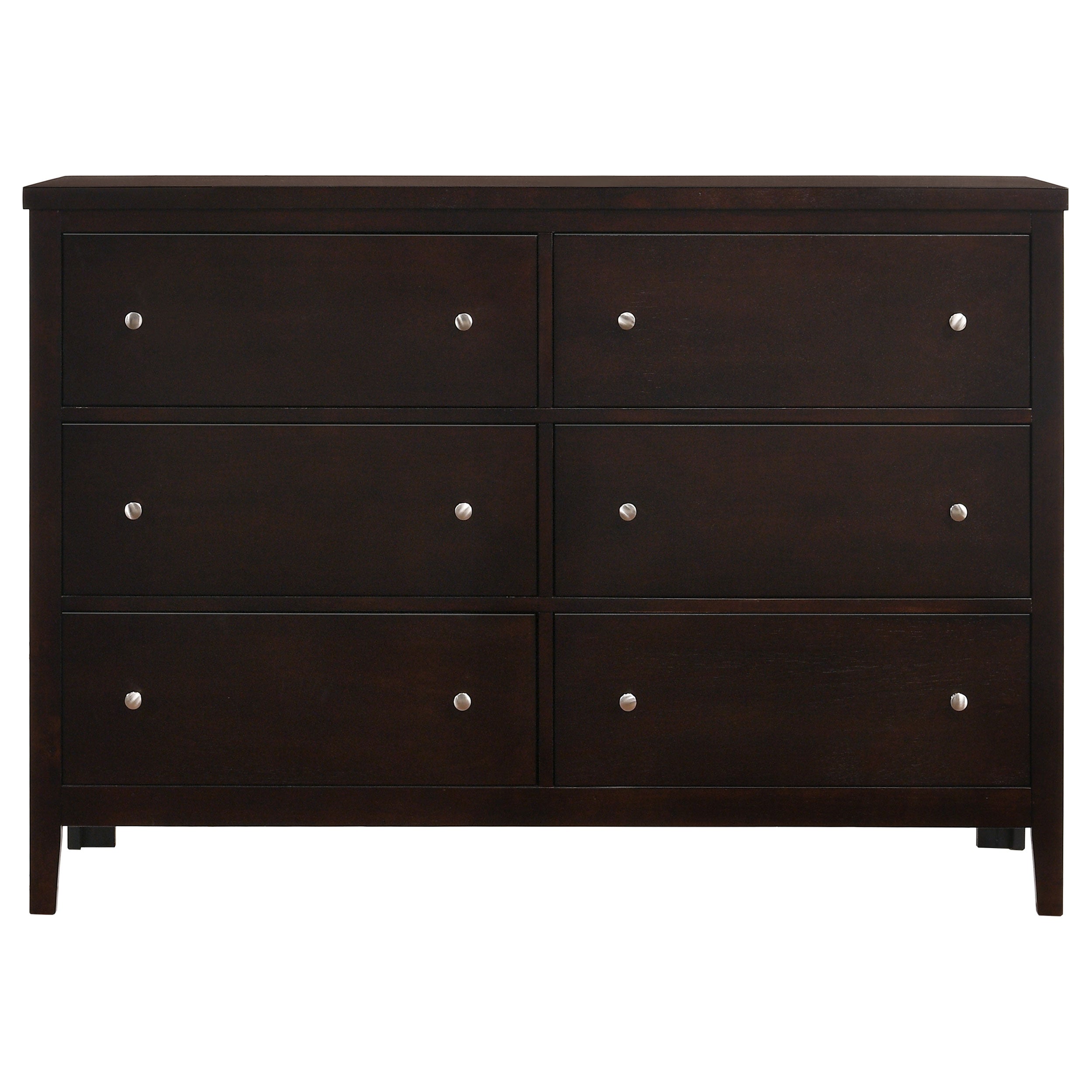 Wedgewood Cappuccino 6-Drawers Dresser