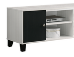 Crisp White TV Stand