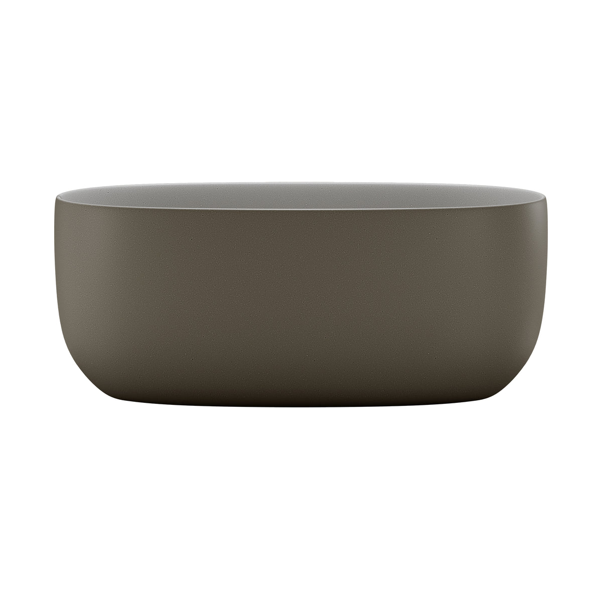 47'' Freestanding Bathtub Resin Stone Soaking Bathtub