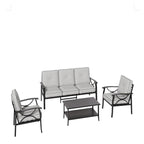 4-Piece Metal Patio Furniture Set