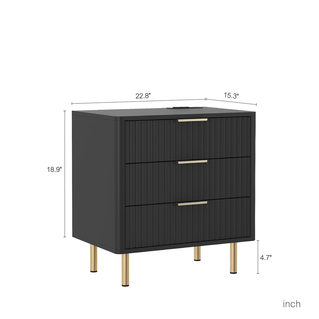 Smart Nightstand with Charging Station