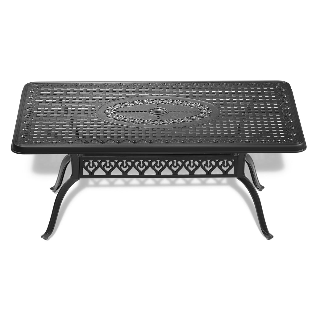 7-Piece Set Of Cast Aluminum Patio Furniture