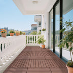24 Pieces of Outdoor Terrace Deck Tiles