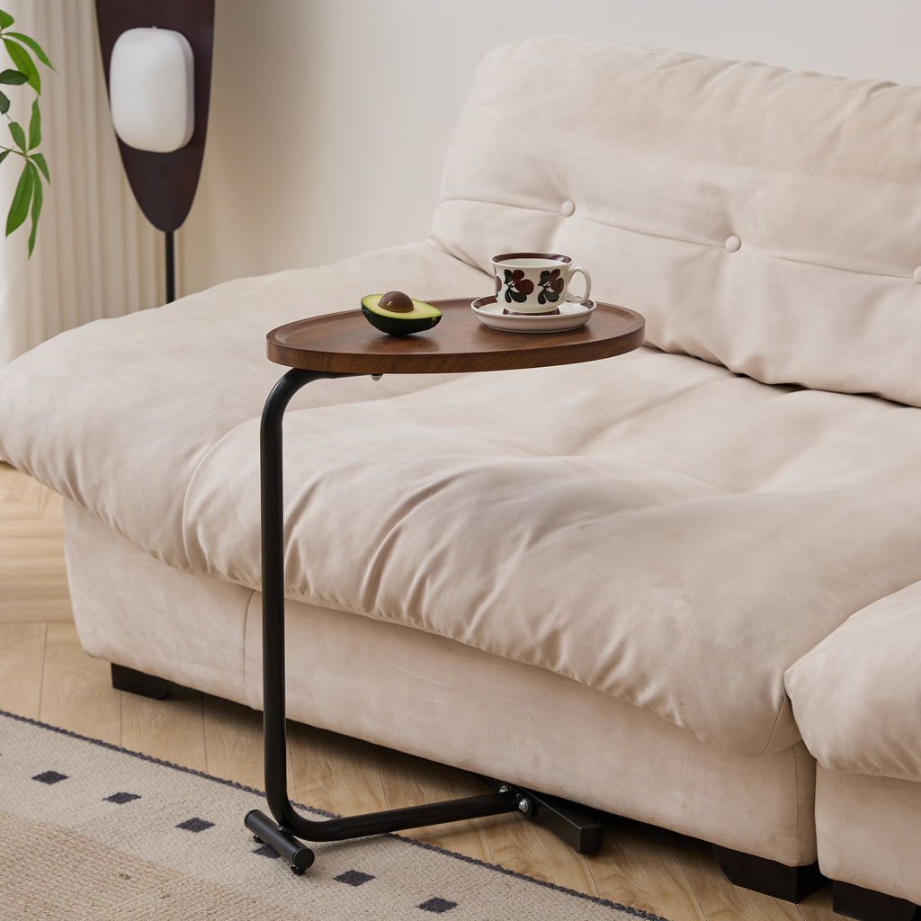 2-Piece C-Shaped Side Table Set