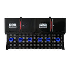 Wall-Mounted Double-Door Cabinet with Tool Rack