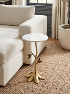14x14x23.6" Leafy Branch Side Table