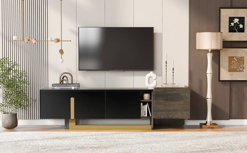 Vibe Haus 66.7'' Light Luxury TV Stand