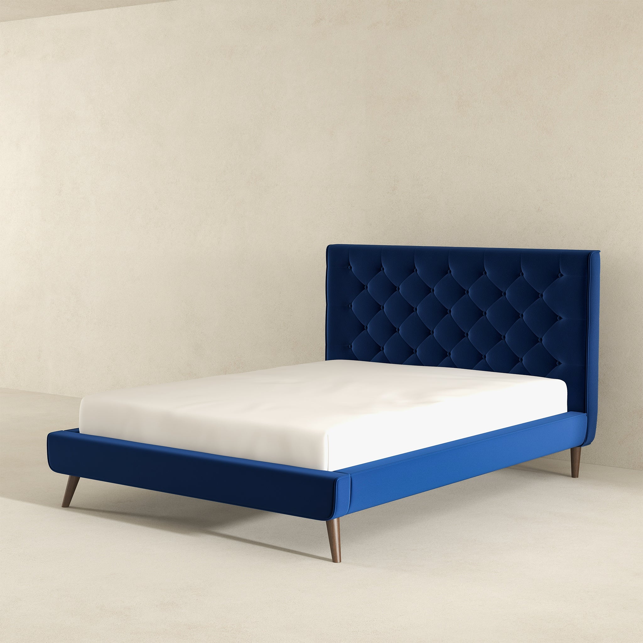 Dillon Mid-Century Modern Platform Bed
