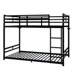 Bunk Bed with Ladder and High Guardrail