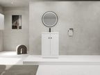 24" Freestanding Bathroom Vanity with Resin Sink