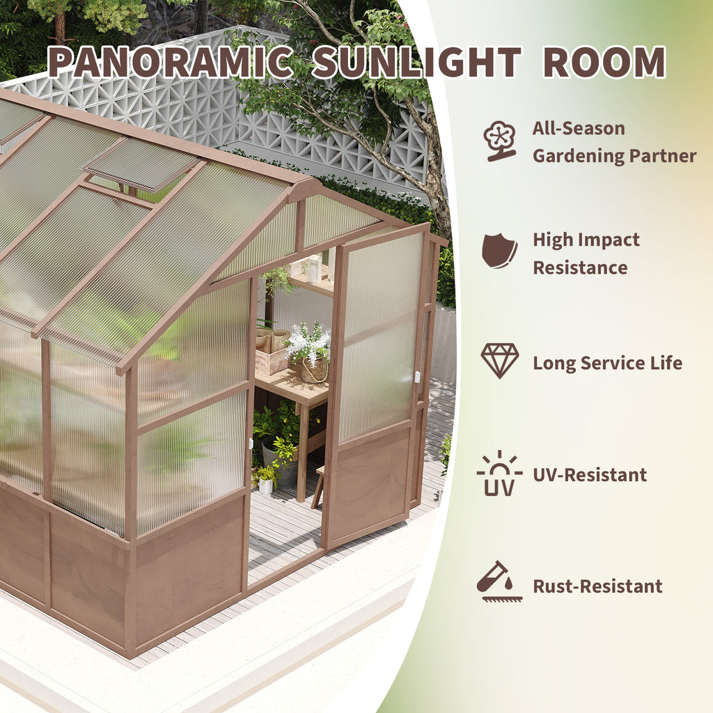 8x10 FT Greenhouse Kit