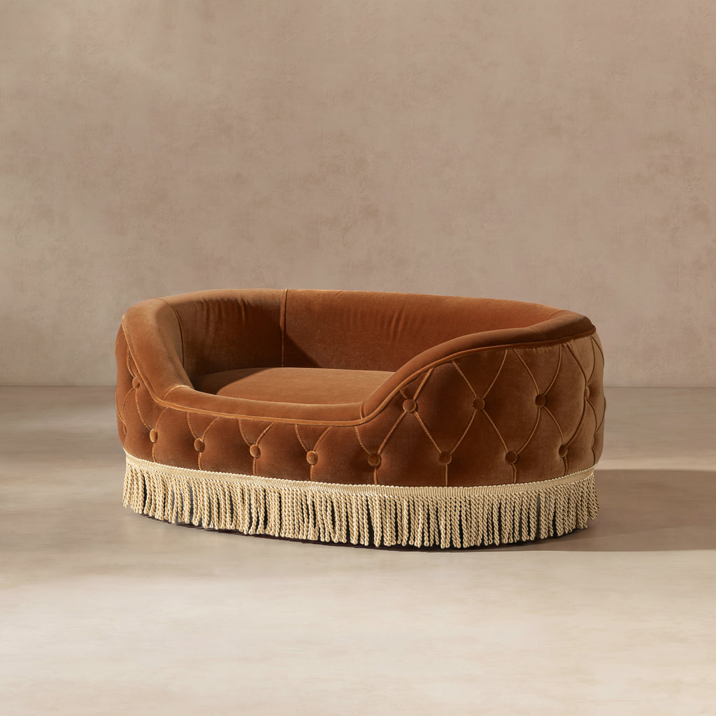 Monroe 33" Dog Sofa Bed in Burnt