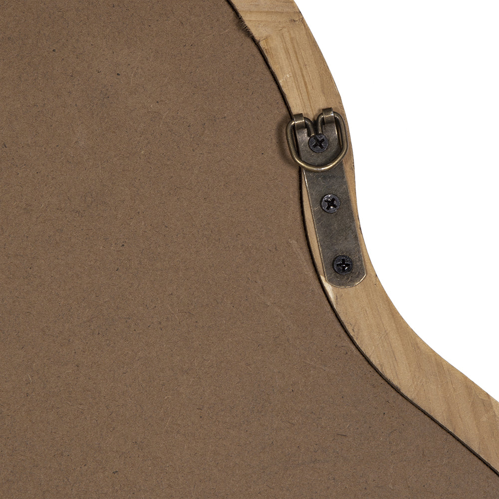 Arch Wood Mirror with Unique Frame