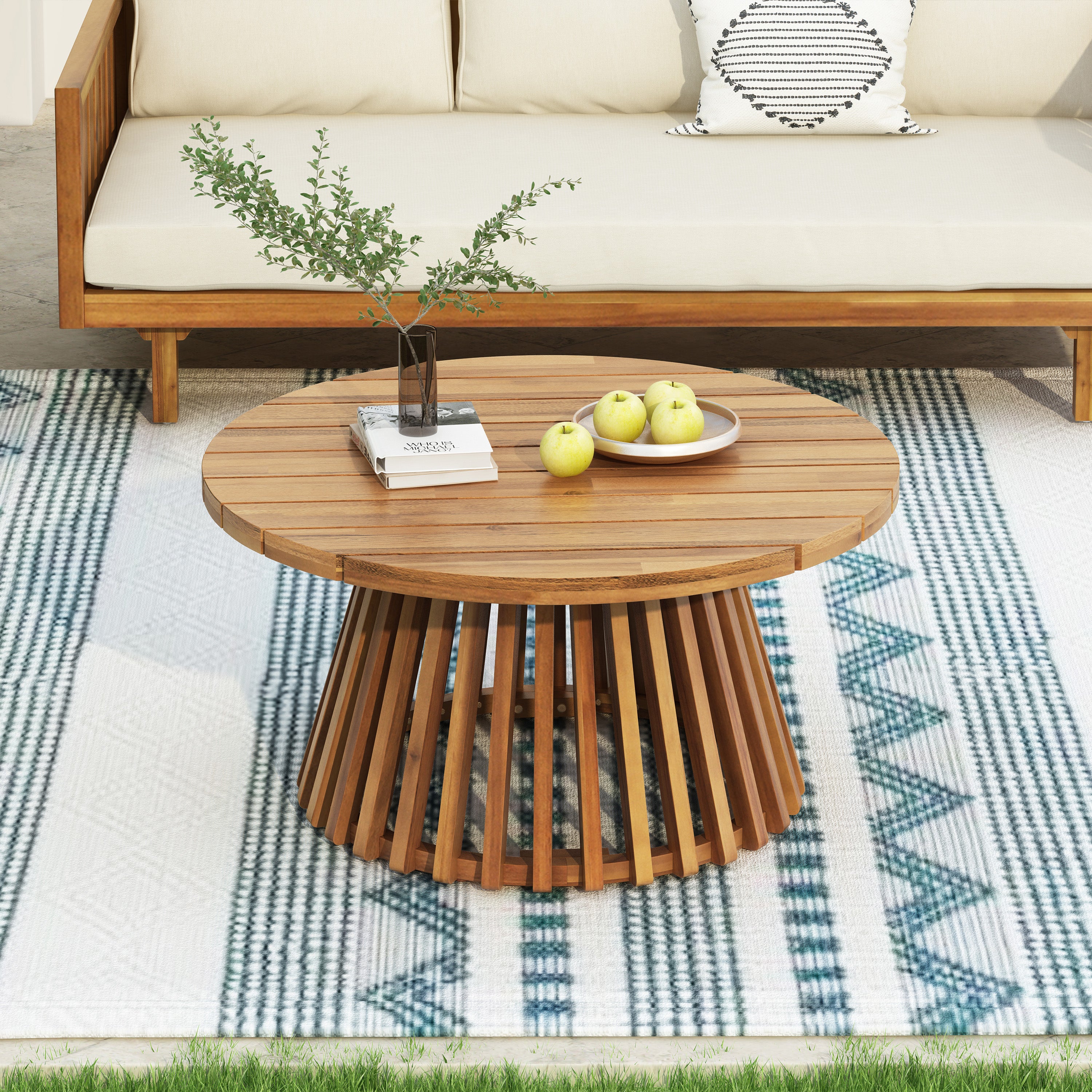 Acacia Wood Patio Furniture Set