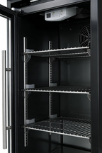 Black Single Door Fridge Cabinet for Outdoor Kitchens
