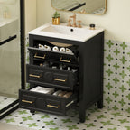 24'' Bathroom Vanity with Ceramic Sink Combo