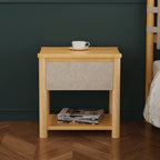 Wood Nightstand Set - Modern Nightstands with Drawer