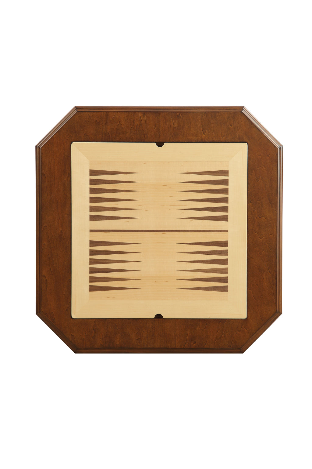 Bishop Cherry Finish Reversible Chess Checker Game Table