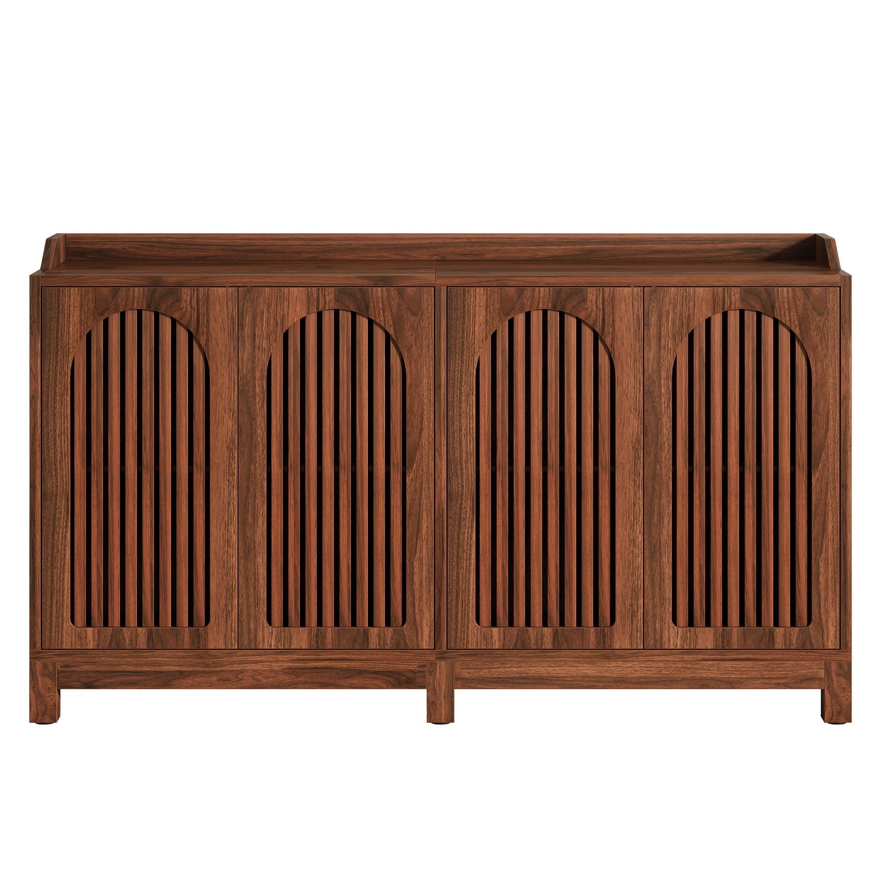 Sideboard Buffet Cabinet With 4 Doors & Shelves
