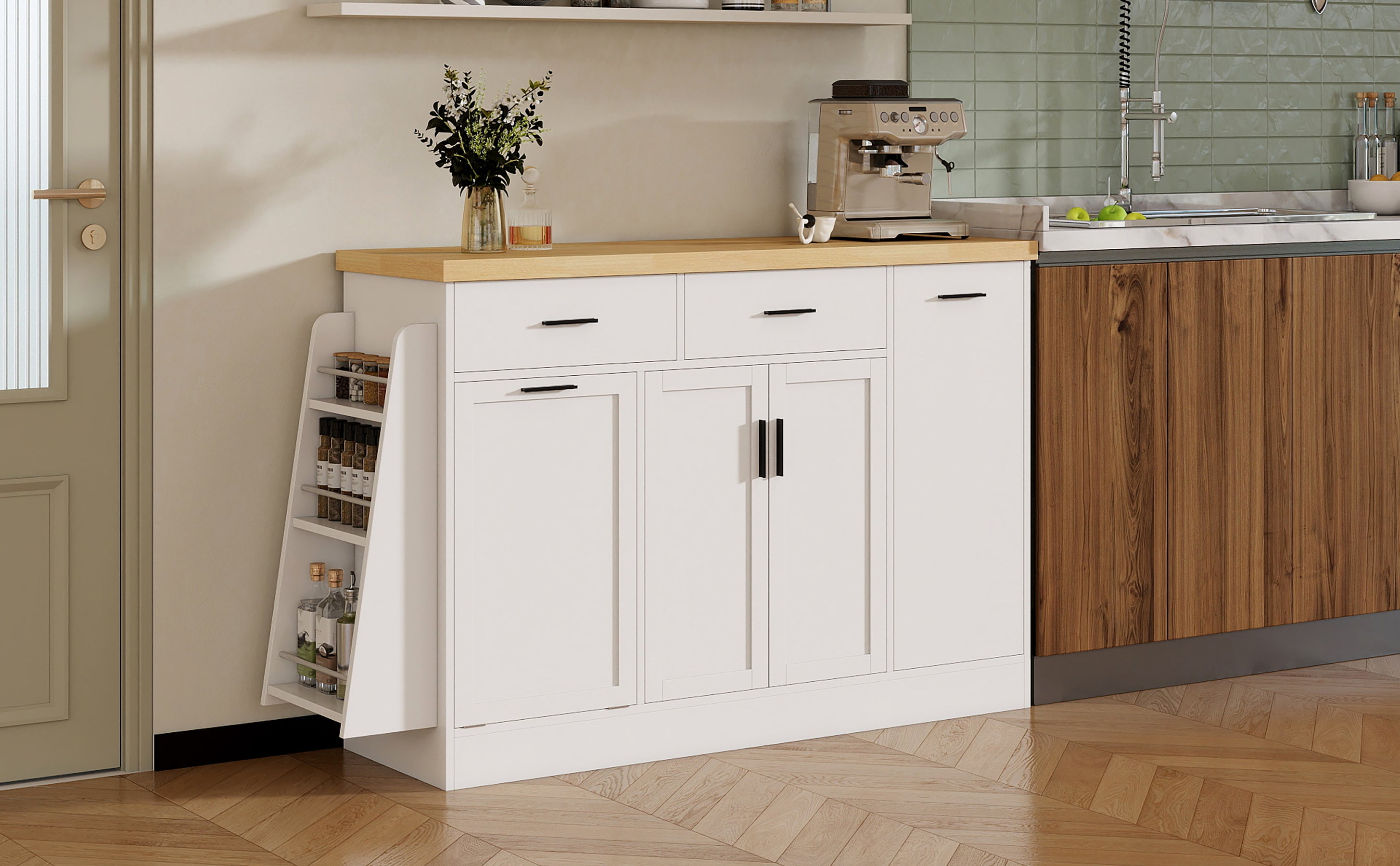 TREXM Multi-Functional Storage Sideboard