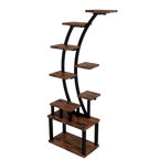 9-Tier Indoor Plant Stand with Grow Lights