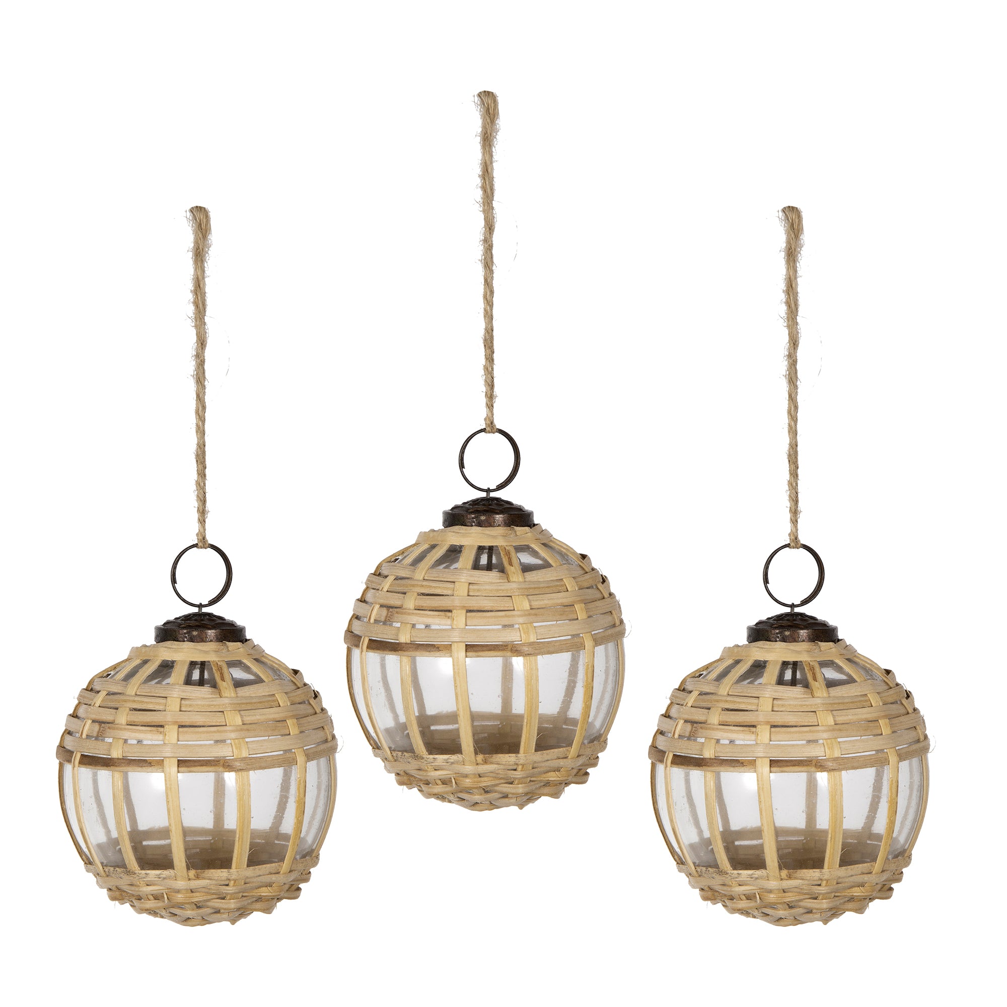 D3.3" X-Mas Hanging Ornament Set of 3
