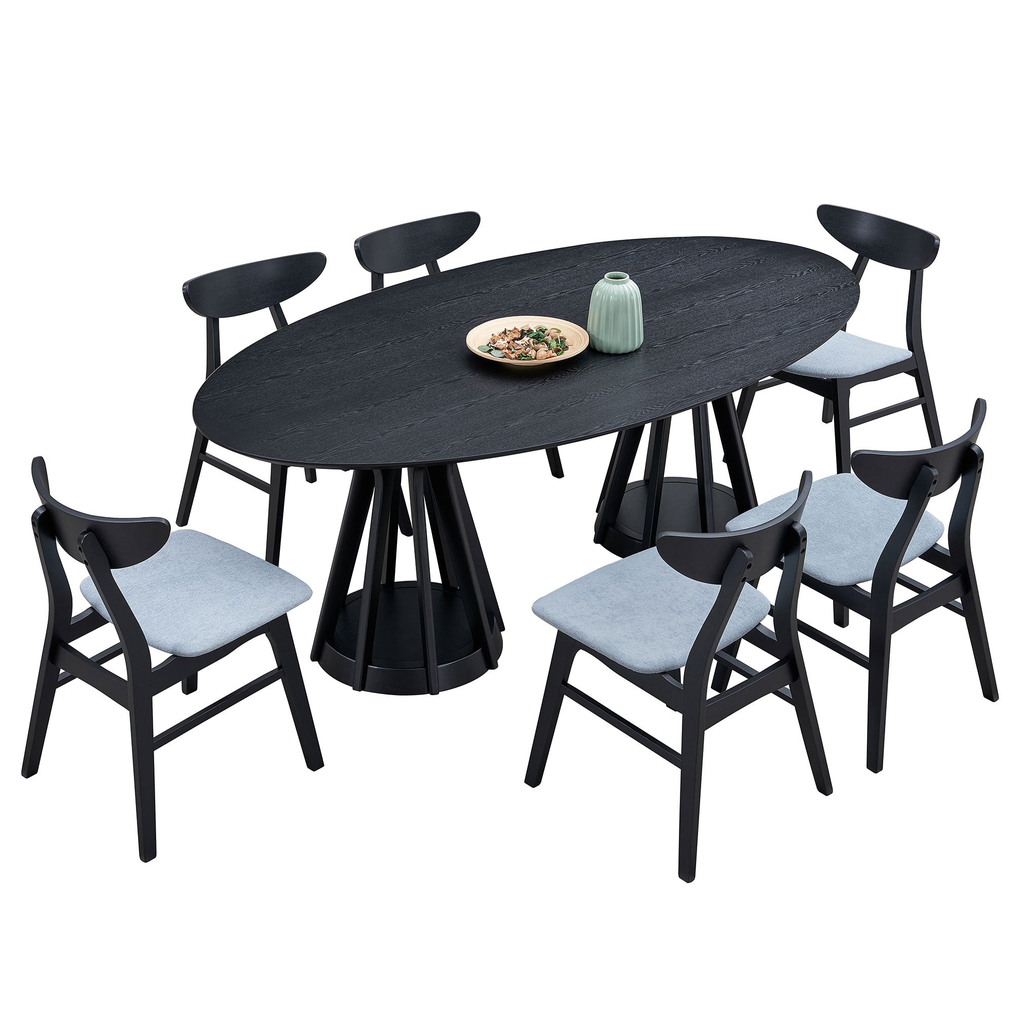 Modern 7-Piece Dining Table Set
