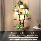 Vase Shape Plant Stand Indoor with Grow Lights