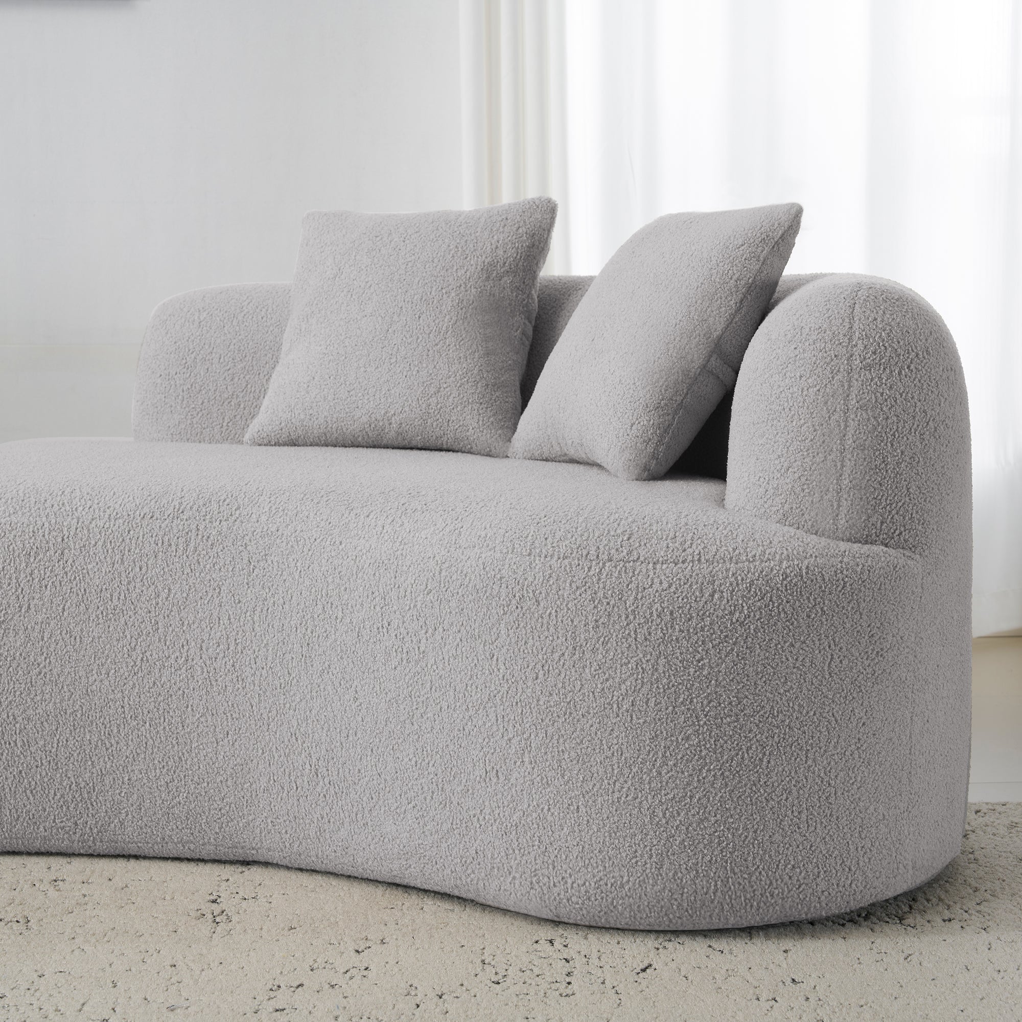 Curved Four Seater Sofa
