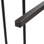 Twin Size Metal Platform Bed Frame with Wooden Headboard