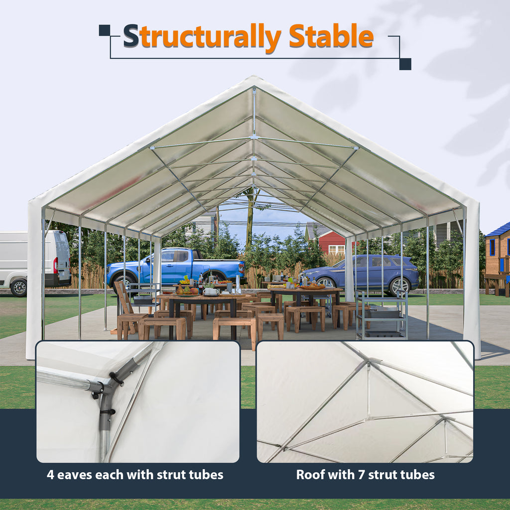 20x40FT Heavy Duty Party Tent with Removable Sidewalls