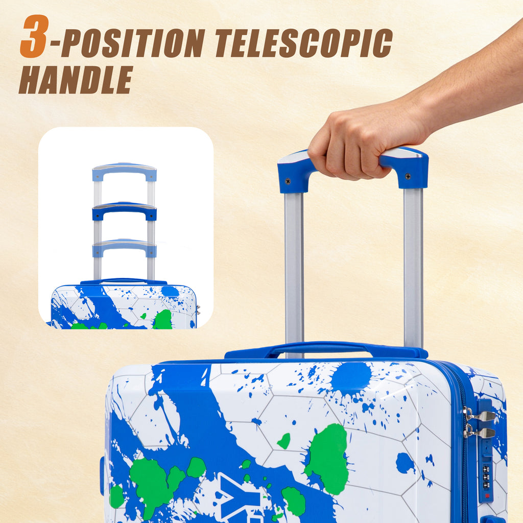 20 Inch PC Spinner Wheel Luggage - Blue
