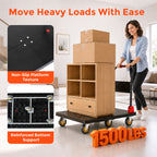 25.5" x 43.5" Platform Truck, Foldable Handcart