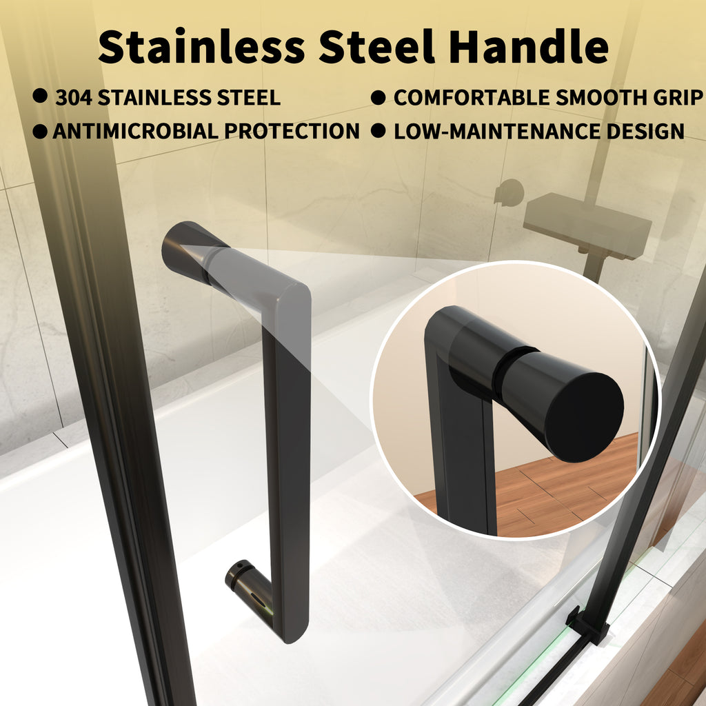 Mod Semi-Frameless Sliding Bathtub Door