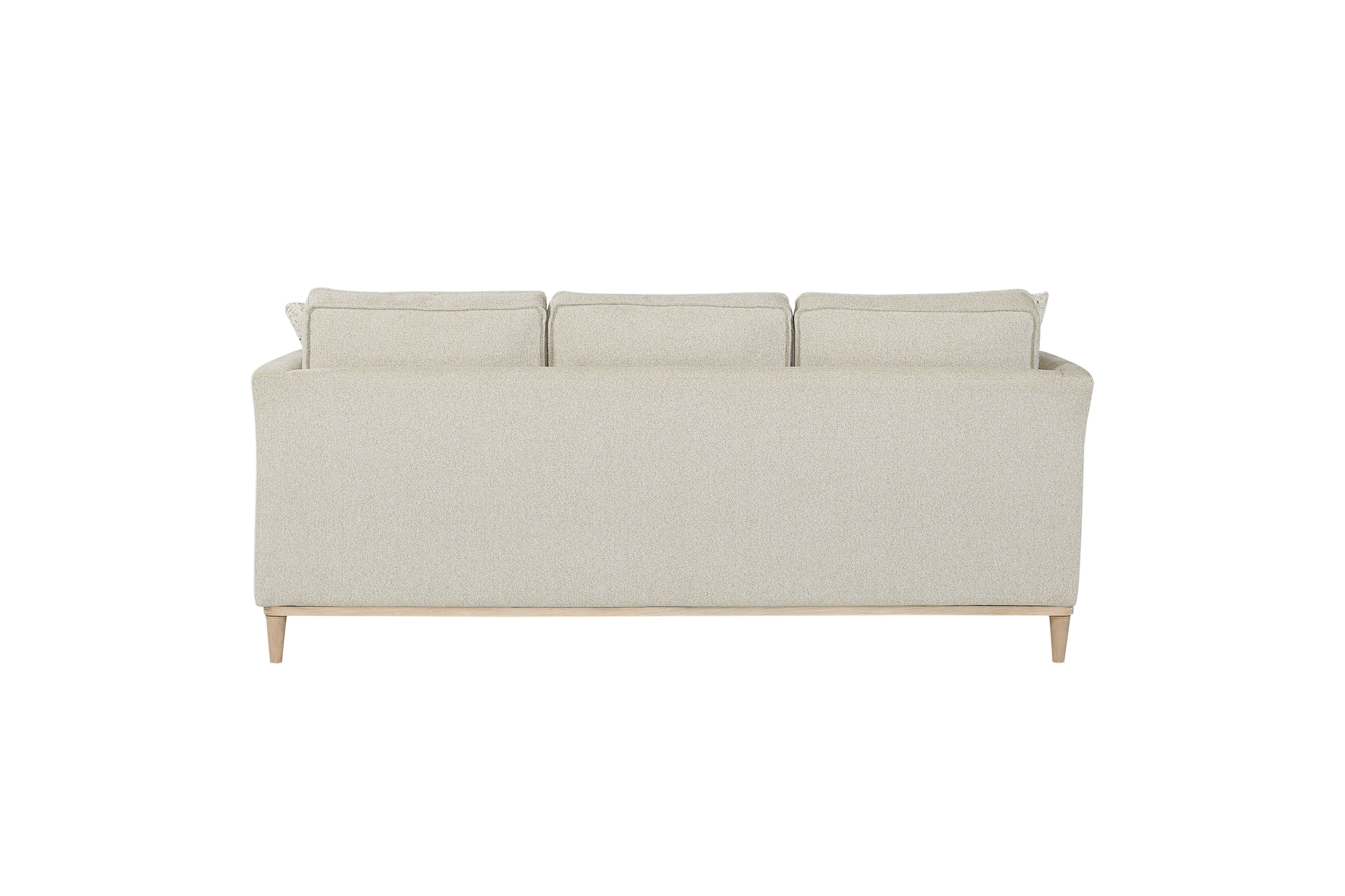Sofa With 3 Reversible Cushions and 2 Pillows
