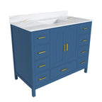 42" Modern Solid Wood Bathroom Vanity with Sink