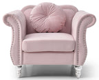 Chic Transitional Accent Chair