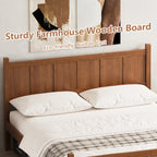 Queen Size Flat Panel Bed with Headboard & Footboard