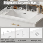 30 Inches Bathroom Vanity with Sink