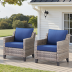 Outdoor Patio Arm Chairs Set of 2