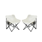 2PCS Outdoor Camping Chairs Folding/Portable, Carry Bag