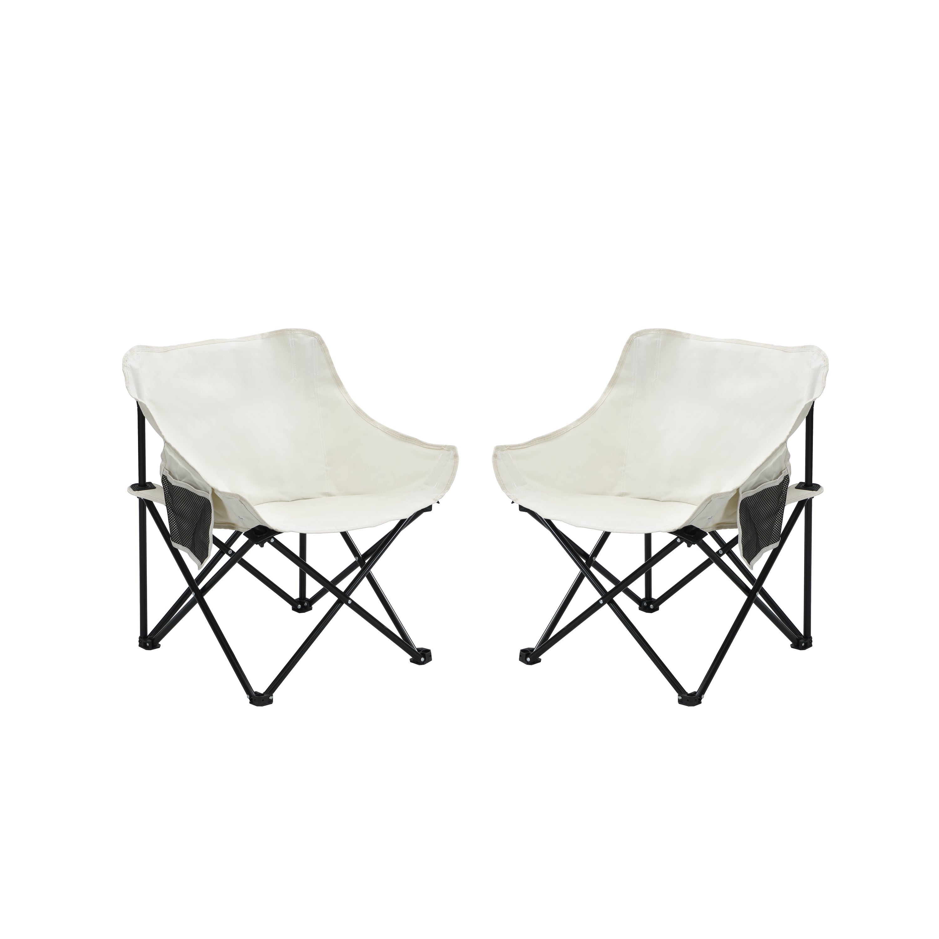 2PCS Outdoor Camping Chairs Folding/Portable, Carry Bag