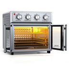 PlumChef 26QT Extra-Large French Double-Door Air Fryer Convection Toaster Oven