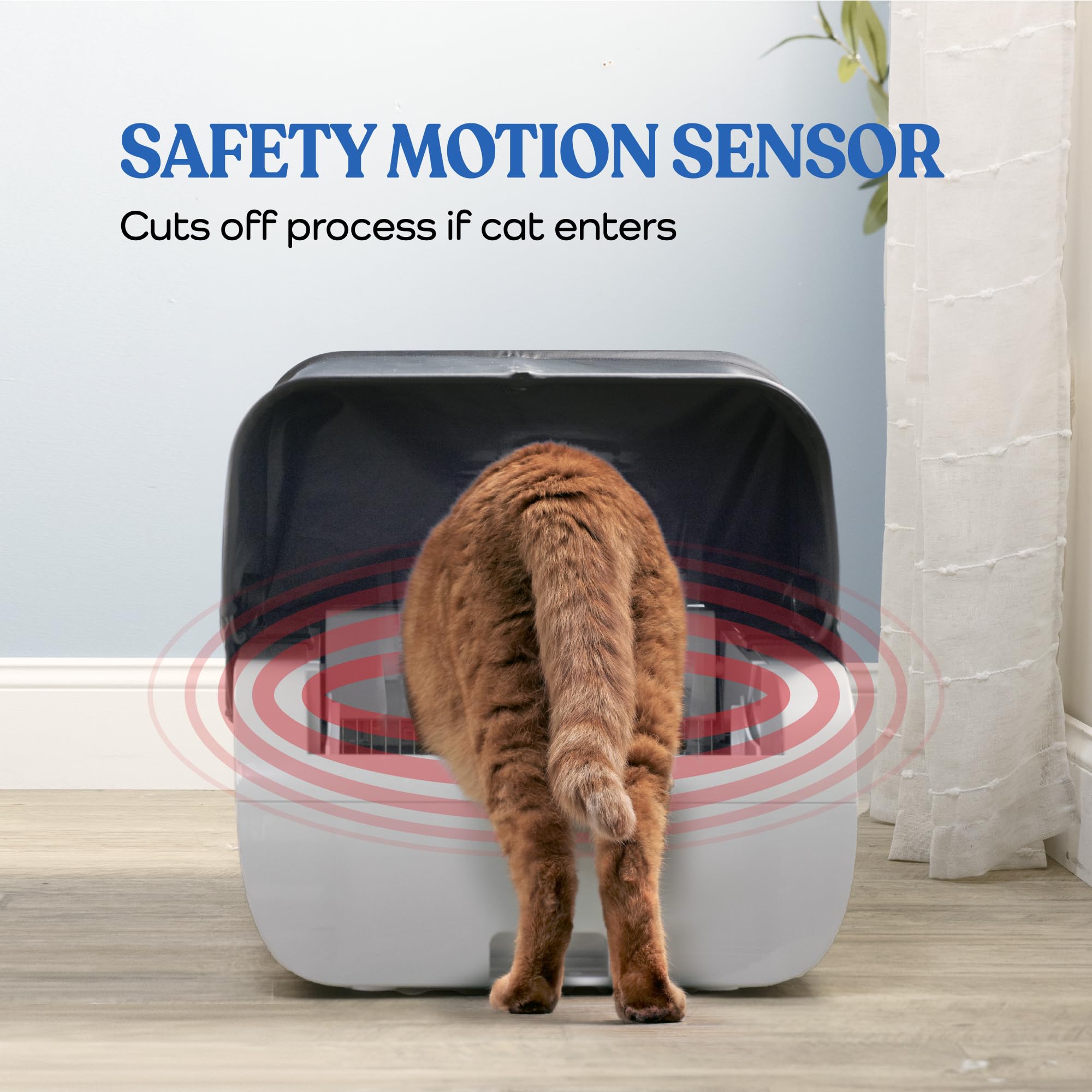Smart Cat Litter Box - Wide Opening
