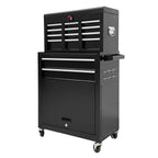 8-Drawer High-Capacity Rolling Tool Chest, Black