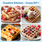 Belgian Waffle Iron 2 Slices