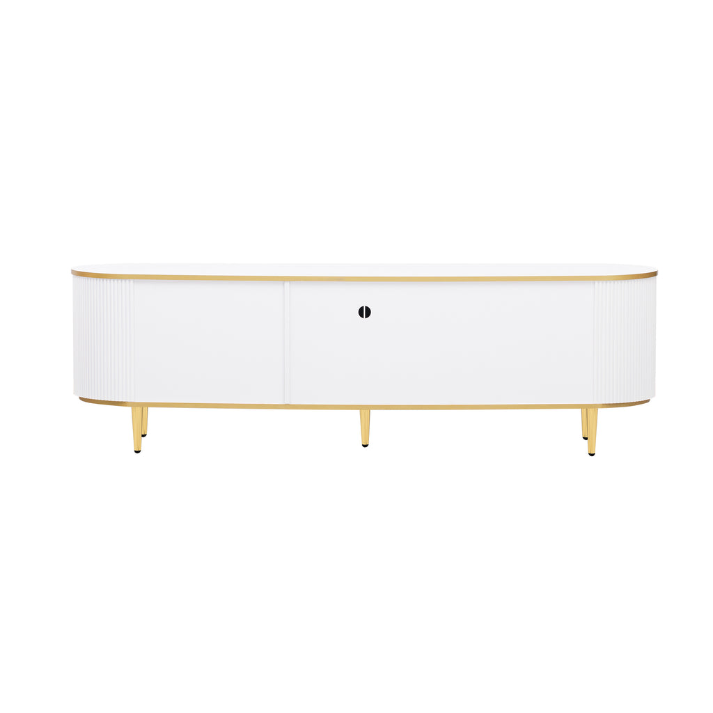 Vibe Haus Modern TV Stand for TVs Up to 80 Inches