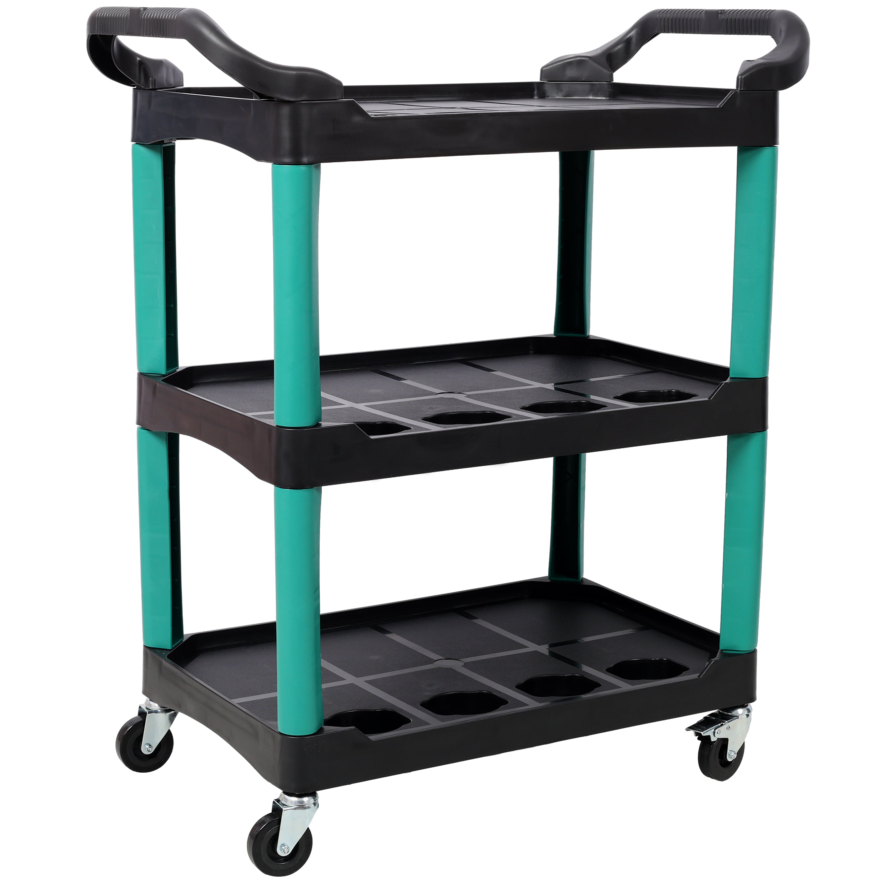 3 Tier Rolling Auto Detail Cart