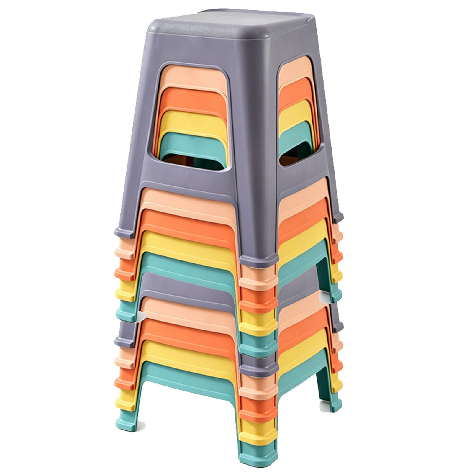 10 Pack Stackable Classroom Stools